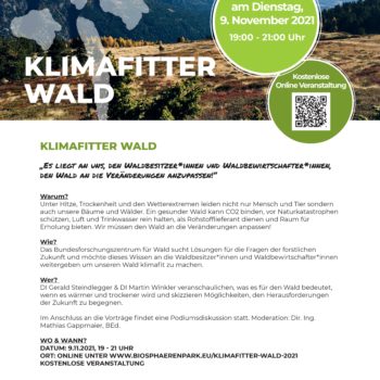 Einladung "Klimafitter Wald"