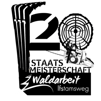 Logo 20. Staatsmeisterschaft Waldarbeit